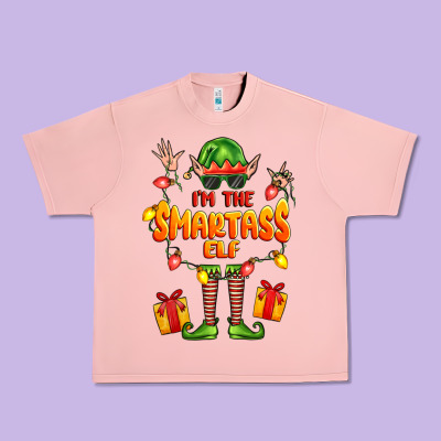 Im The Smartass Elf Urban Heavy Tee Designed By Fadigitalartstudio