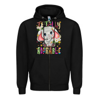 Black totally adorable Zipper Hoodie - JahusDesignShop