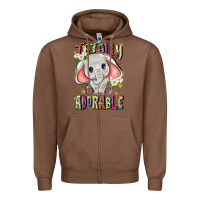 Chestnut totally adorable Zipper Hoodie - JahusDesignShop