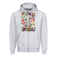 Heather Grey totally adorable Zipper Hoodie - JahusDesignShop