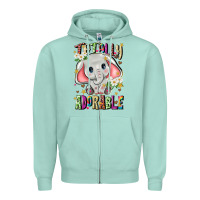 Seafoam totally adorable Zipper Hoodie - JahusDesignShop