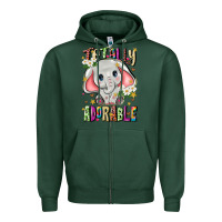 Sports Green totally adorable Zipper Hoodie - JahusDesignShop