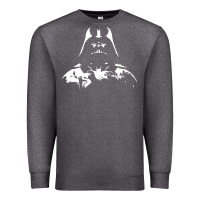 Charcoal Heather darth vader Premium Sweatshirt - DesigneFamous