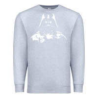 Heather Grey darth vader Premium Sweatshirt - DesigneFamous