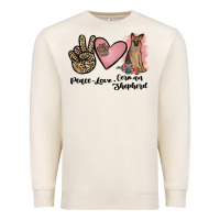 Sandshell peace love german shepherd Premium Sweatshirt - JahusDesignShop