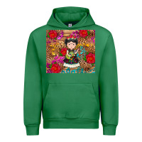 Emerald Mexican girl Urban Hoodie - RanaPortraitStore