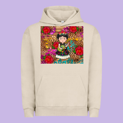 Mexican Girl Urban Hoodie Designed By Ranaportraitstore