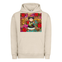Pigment French Oak Mexican girl Urban Hoodie - RanaPortraitStore