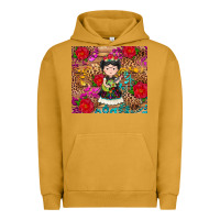 Pigment Peanut Butter Mexican girl Urban Hoodie - RanaPortraitStore