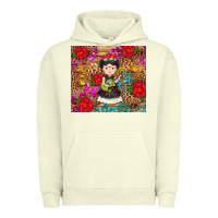 Pigment Pistachio Mexican girl Urban Hoodie - RanaPortraitStore