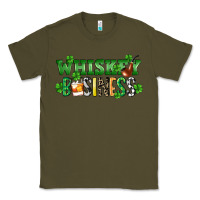 Army Green Whiskey business St. Patrick's Day Classic Tee - CowGirlArtShop