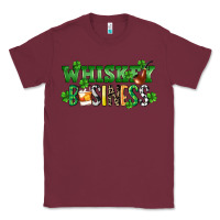 Burgundy Whiskey business St. Patrick's Day Classic Tee - CowGirlArtShop