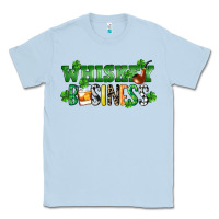 Dusty Blue Whiskey business St. Patrick's Day Classic Tee - CowGirlArtShop