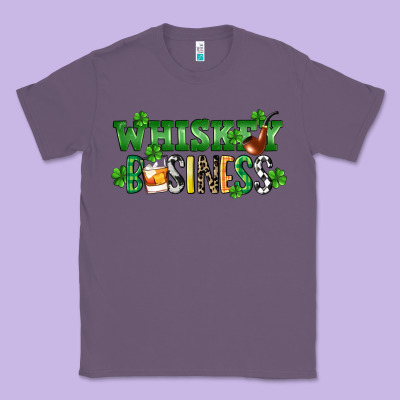 Whiskey Business St. Patrick's Day Classic Tee Designed By Cowgirlartshop