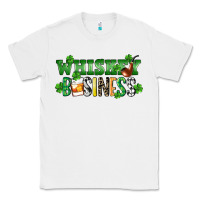 White Whiskey business St. Patrick's Day Classic Tee - CowGirlArtShop