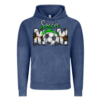 Vintage Denim Soccer Mom Vintage Hoodie - CowhideDigitalArt