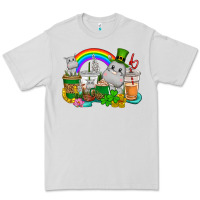Dove Grey St. Patrick's Hippopotamus coffee cups Premium Tee - CowGirlArtShop