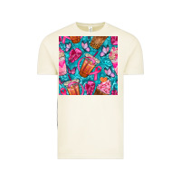 Vintage Arctic breast cancer coffee cups with butterfly seamless pattern bbs Vintage Tee - BundleAndBundleShop