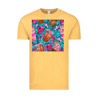 Vintage Mustard breast cancer coffee cups with butterfly seamless pattern bbs Vintage Tee - BundleAndBundleShop
