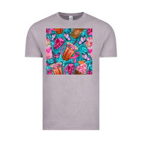 Vintage Zinc breast cancer coffee cups with butterfly seamless pattern bbs Vintage Tee - BundleAndBundleShop