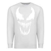 Oatmeal Heather venom classic Premium Sweatshirt - DesigneFamous