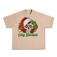 Burro Feliz Navidad Skull Urban Heavy Tee - BundleAndBundleShop