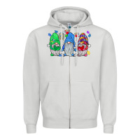 Dove Grey autism gnome Zipper Hoodie - JahusDesignShop