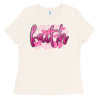Bone Faith Breast Cancer Ladies Tee - FaDigitalArtStudio