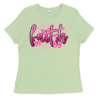 Faith Breast Cancer Ladies Tee | Teevron
