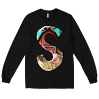 Black farm life alphabet lowercase letters s Long Sleeve Tee - BundleAndBundleShop