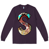 Plum farm life alphabet lowercase letters s Long Sleeve Tee - BundleAndBundleShop