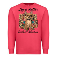 Cardinal life is better with a chihuahua Premium Sweatshirt - JahusDesignShop