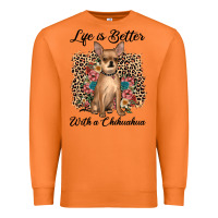 Carrot life is better with a chihuahua Premium Sweatshirt - JahusDesignShop