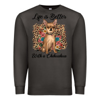 Smoke life is better with a chihuahua Premium Sweatshirt - JahusDesignShop