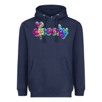 Navy spooky Heavyweight Hoodie - JahusDesignShop