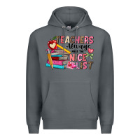 Rock Teachers Always Make The Nice List Premium Hoodie - CowhideDigitalArt