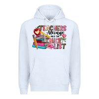 White Teachers Always Make The Nice List Premium Hoodie - CowhideDigitalArt