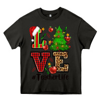 Asphalt love teacher life christmas Heavy Core Tee - CowGirlArtShop