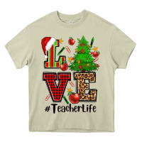 Mossy love teacher life christmas Heavy Core Tee - CowGirlArtShop