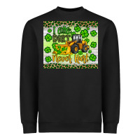 Black a little dirt never hurt st patrick s bulldozer Heavyweight Sweatshirt - JahusDesignShop