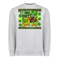 Heather Grey a little dirt never hurt st patrick s bulldozer Heavyweight Sweatshirt - JahusDesignShop