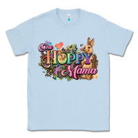 Dusty Blue One hoppy mama easter day Classic Tee - HowdyJamesFarm