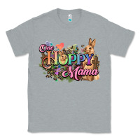 Heather Grey One hoppy mama easter day Classic Tee - HowdyJamesFarm