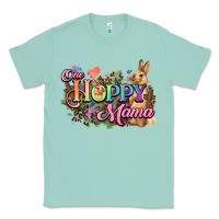 Seafoam One hoppy mama easter day Classic Tee - HowdyJamesFarm