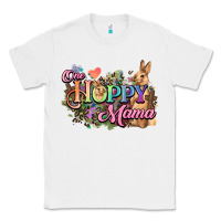 White One hoppy mama easter day Classic Tee - HowdyJamesFarm