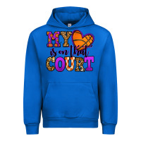 Cobalt my heart is on that court basketball Urban Hoodie - Jasminsmagicworld