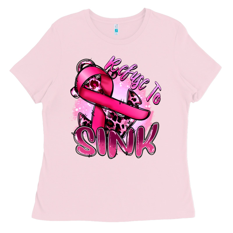 Refuse To Sink Cancer Ladies Tee by FaDigitalArtStudio | Teevron