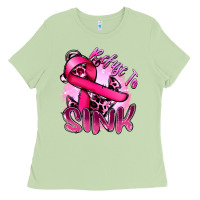 Matcha Refuse to sink Cancer Ladies Tee - FaDigitalArtStudio