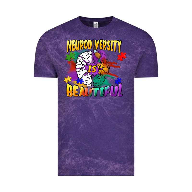 Neurodiversity Is Beautiful Vintage Tee by FaDigitalArtStudio | Teevron