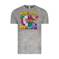 Cloud Rock Neurodiversity Is Beautiful Vintage Tee - FaDigitalArtStudio